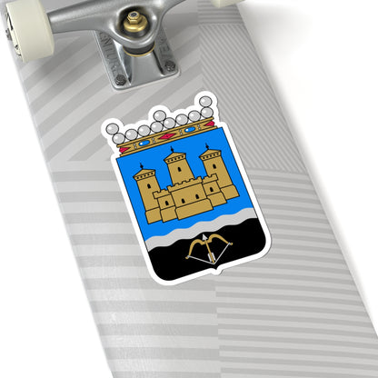 Savonlinna.vaakuna (Finland) (Coat of Arms) STICKER Vinyl Kiss-Cut Decal