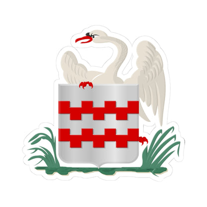 Arkel wapen (Netherlands) (Coat of Arms) STICKER Vinyl Kiss-Cut Decal