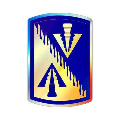 128 Aviation Brigade (U.S. Army) Holographic STICKER Die-Cut Vinyl Decal 3 Inch Holographic - The Sticker Space
