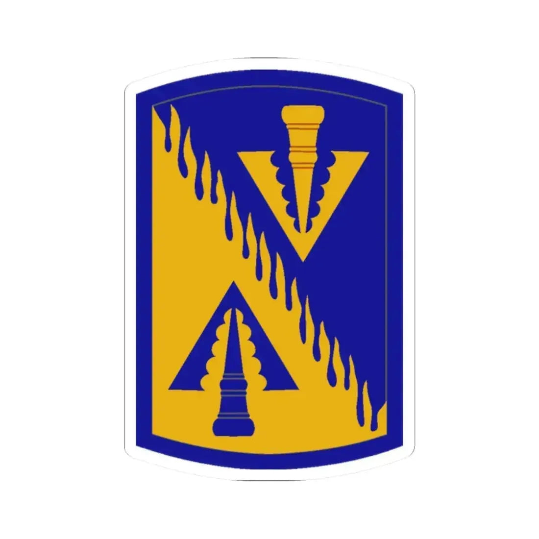 128 Aviation Brigade (U.S. Army) STICKER Vinyl Kiss-Cut Decal 2 Inch White - The Sticker Space