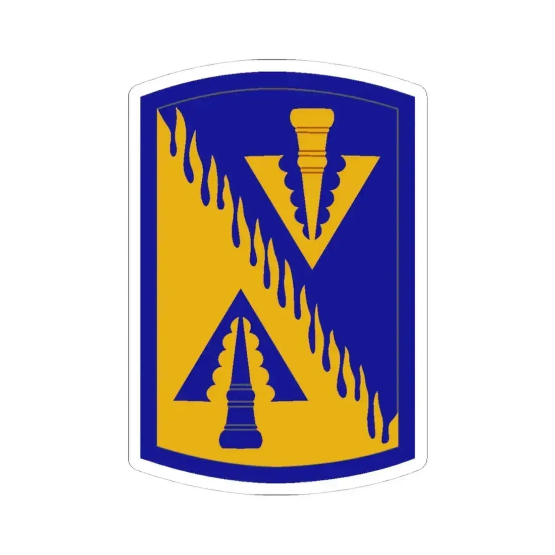 128 Aviation Brigade (U.S. Army) STICKER Vinyl Kiss-Cut Decal 4 Inch White - The Sticker Space