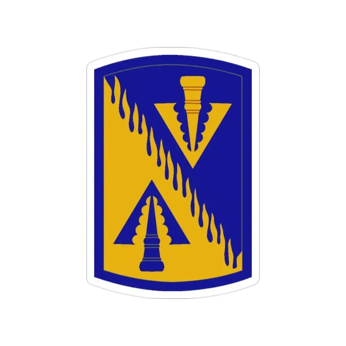 128 Aviation Brigade (U.S. Army) Transparent STICKER Die-Cut Vinyl Decal - The Sticker Space