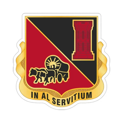 128 Engineer Battalion Nebraska National Guard (U.S. Army) STICKER Vinyl Die-Cut Decal - The Sticker Space