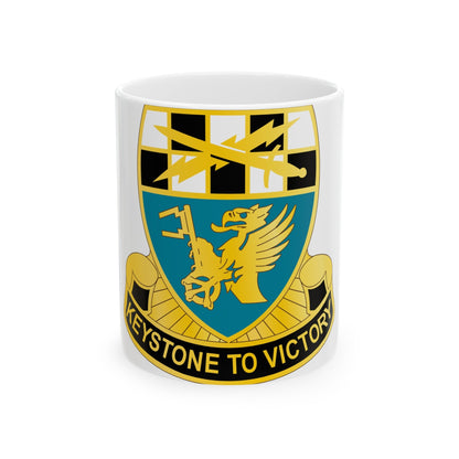 128 Military Intelligence Battalion (U.S. Army) White Coffee Mug-11oz-The Sticker Space