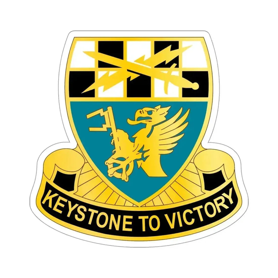 128 Military Intelligence Battalion (U.S. Army) STICKER Vinyl Die-Cut Decal 4 Inch - The Sticker Space