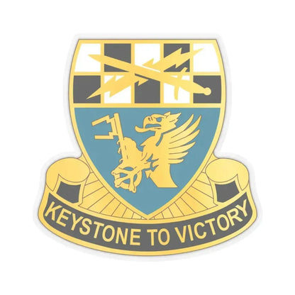 128 Military Intelligence Battalion (U.S. Army) STICKER Vinyl Kiss-Cut Decal 3 Inch Transparent - The Sticker Space