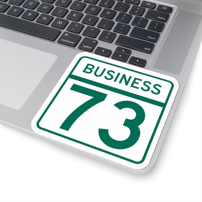 MD Route 73 Business (Maryland) (Road Sign) STICKER Vinyl Kiss-Cut Decal