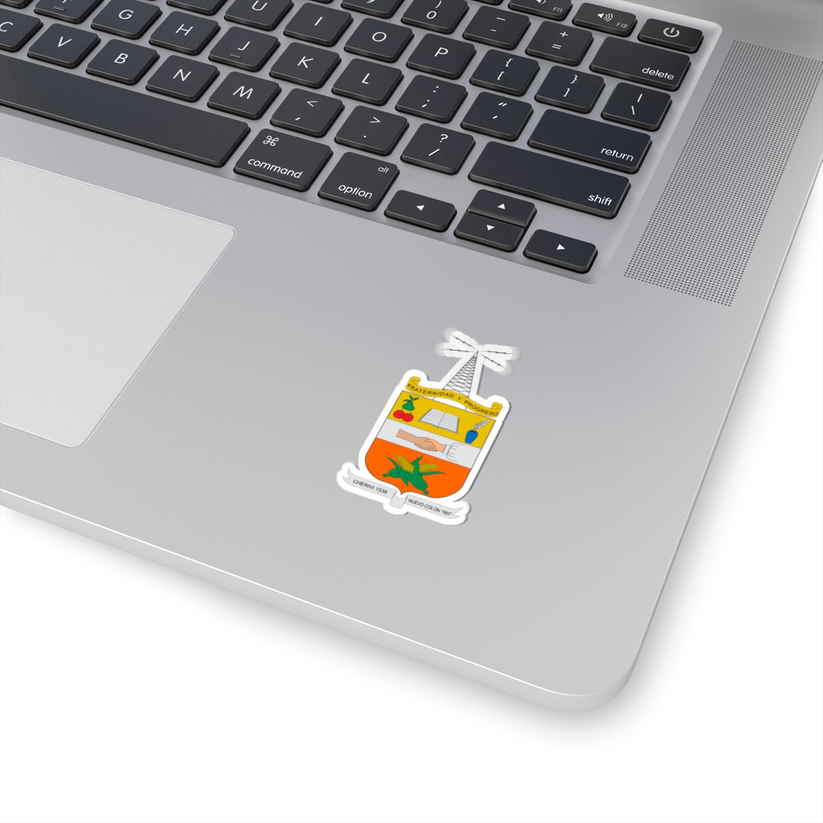 Escudo de Nuevo Colón (Colombia) (Coat of Arms) STICKER Vinyl Kiss-Cut Decal