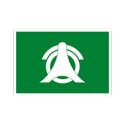 Flag of Nishiokoppe Hokkaido (Japan) STICKER Vinyl Kiss-Cut Decal