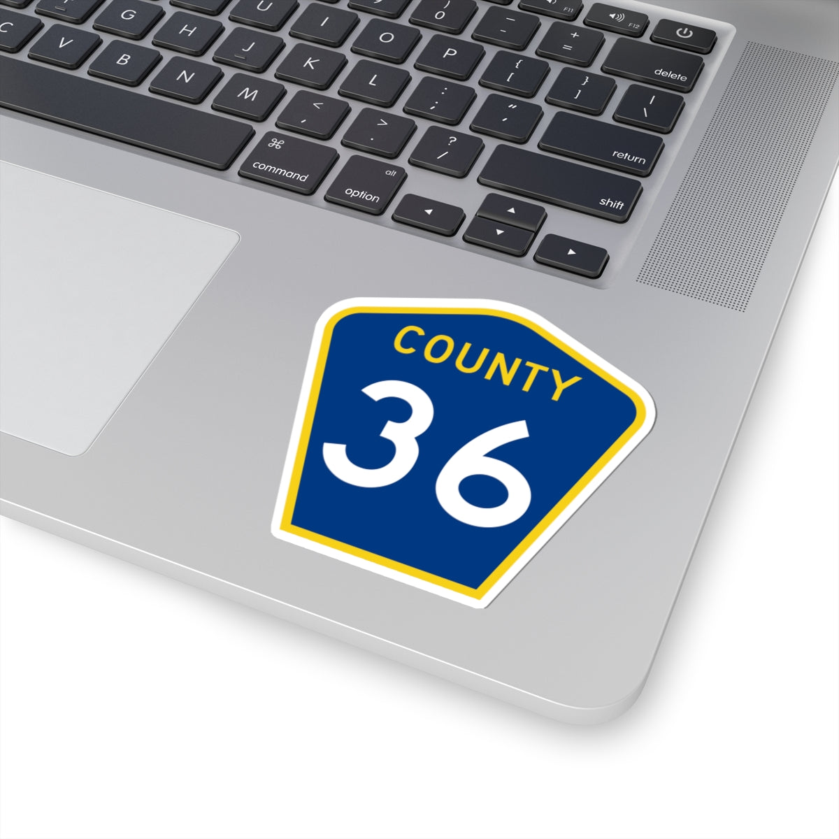 County 36 MN (Minnesota) (Road Sign) STICKER Vinyl Kiss-Cut Decal