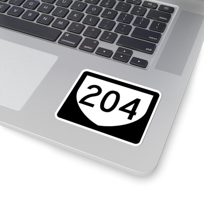 PR urban primary 204 (Puerto Rico) (Road Sign) STICKER Vinyl Kiss-Cut Decal