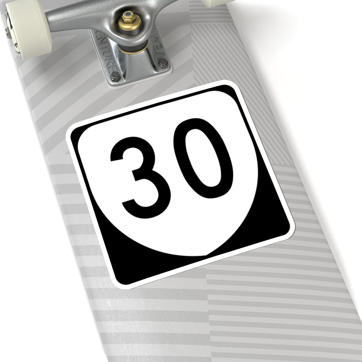 Virginia 30 (Virginia) (Road Sign) STICKER Vinyl Kiss-Cut Decal