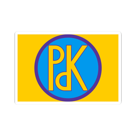 Former Flag of KDP (Iraq) STICKER Vinyl Kiss-Cut Decal