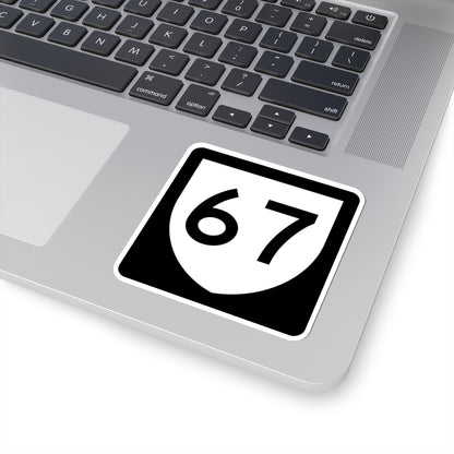 PR urban primary 67 (Puerto Rico) (Road Sign) STICKER Vinyl Kiss-Cut Decal