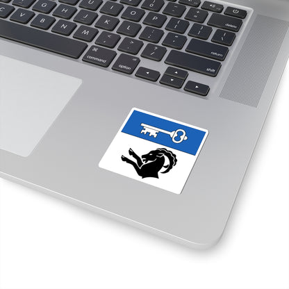 CHE Goldswil Flag (Switzerland) STICKER Vinyl Kiss-Cut Decal