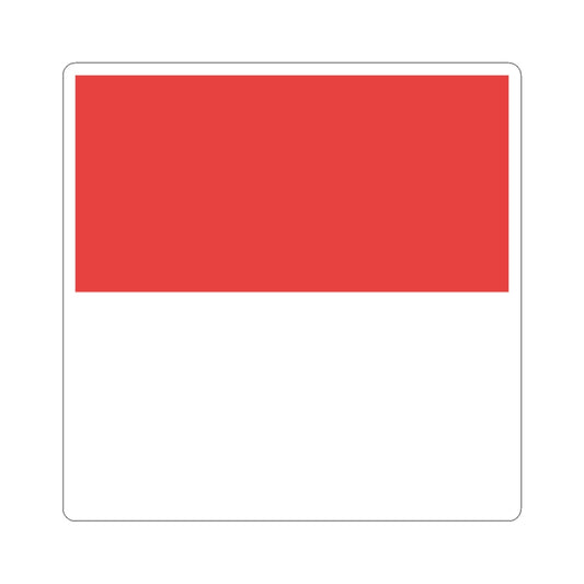 Flag of Canton of Solothurn (Switzerland) STICKER Vinyl Kiss-Cut Decal