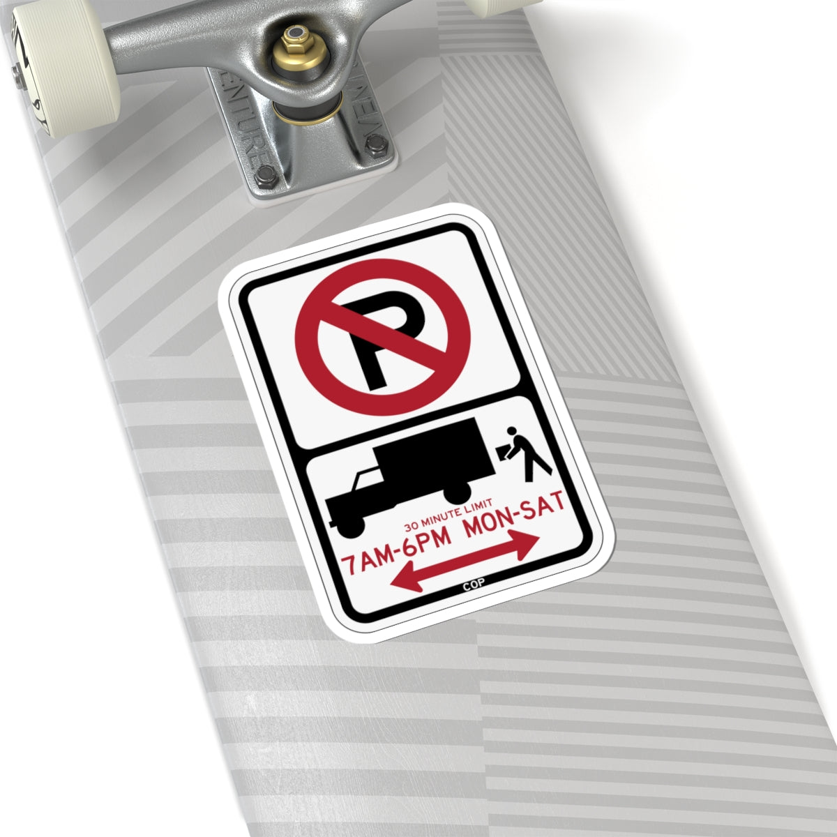 PBOT Road sign P2020D (Oregon) (Road Sign) STICKER Vinyl Kiss-Cut Decal