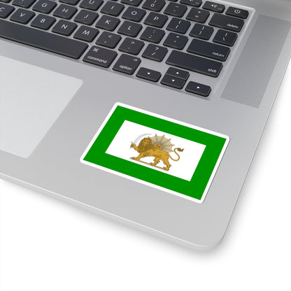 Imperial Standard of Mozaffar al-Din Shah Qajar 1896-1906 (Iran) STICKER Vinyl Kiss-Cut Decal