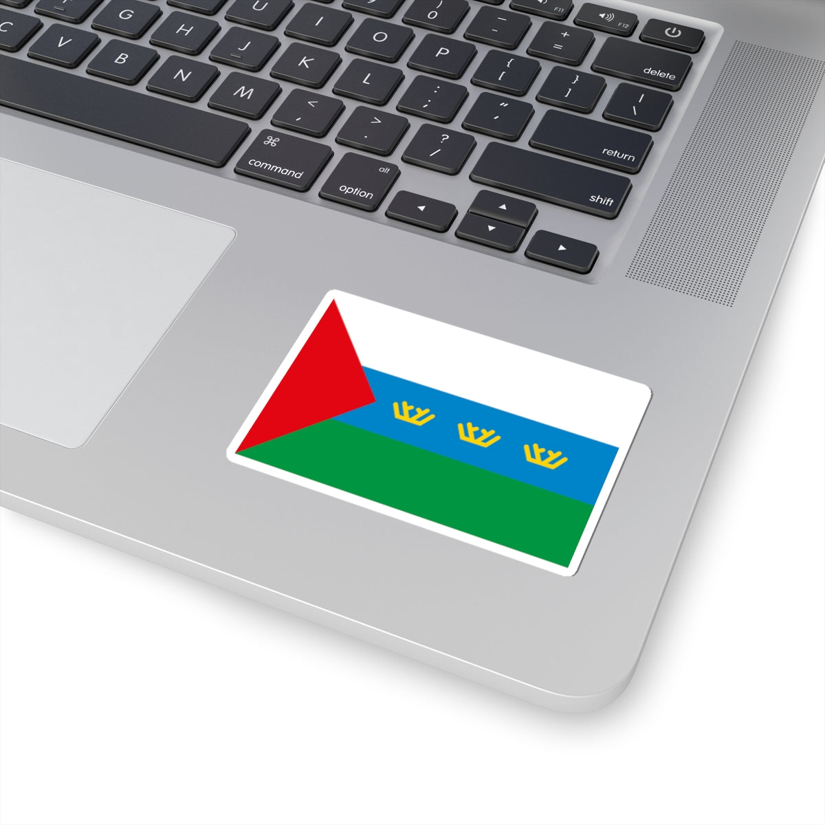 Flag of Tyumen Oblast large (Russia) STICKER Vinyl Kiss-Cut Decal