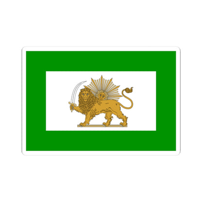 Imperial Standard of Mozaffar al-Din Shah Qajar 1896-1906 (Iran) STICKER Vinyl Kiss-Cut Decal