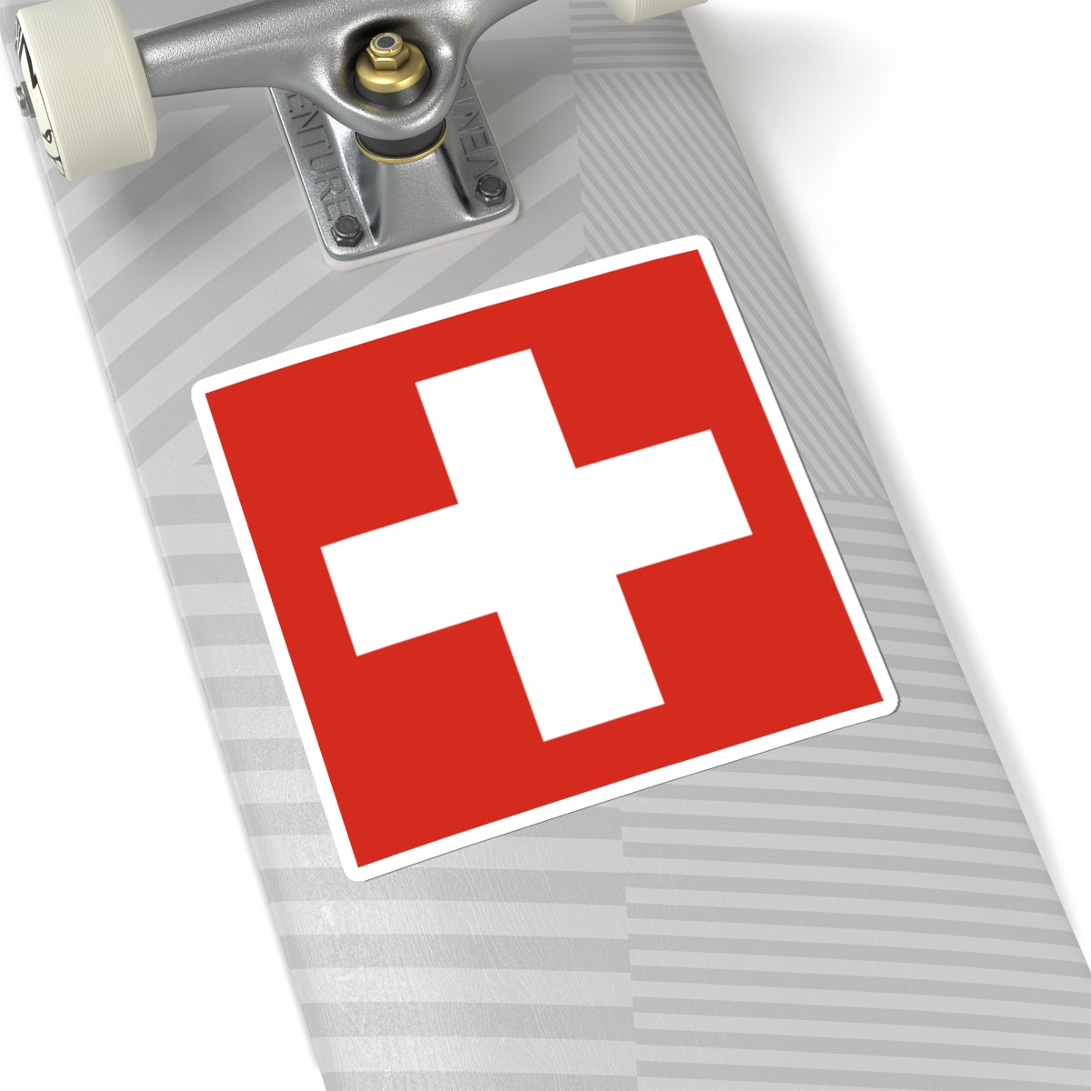 Flag of Switzerland 20-26 (Switzerland) STICKER Vinyl Kiss-Cut Decal