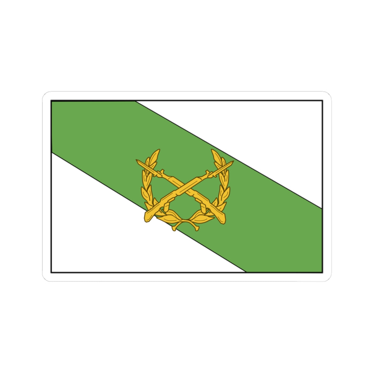 SYR-inf-DIV-flag (Syria) STICKER Vinyl Kiss-Cut Decal