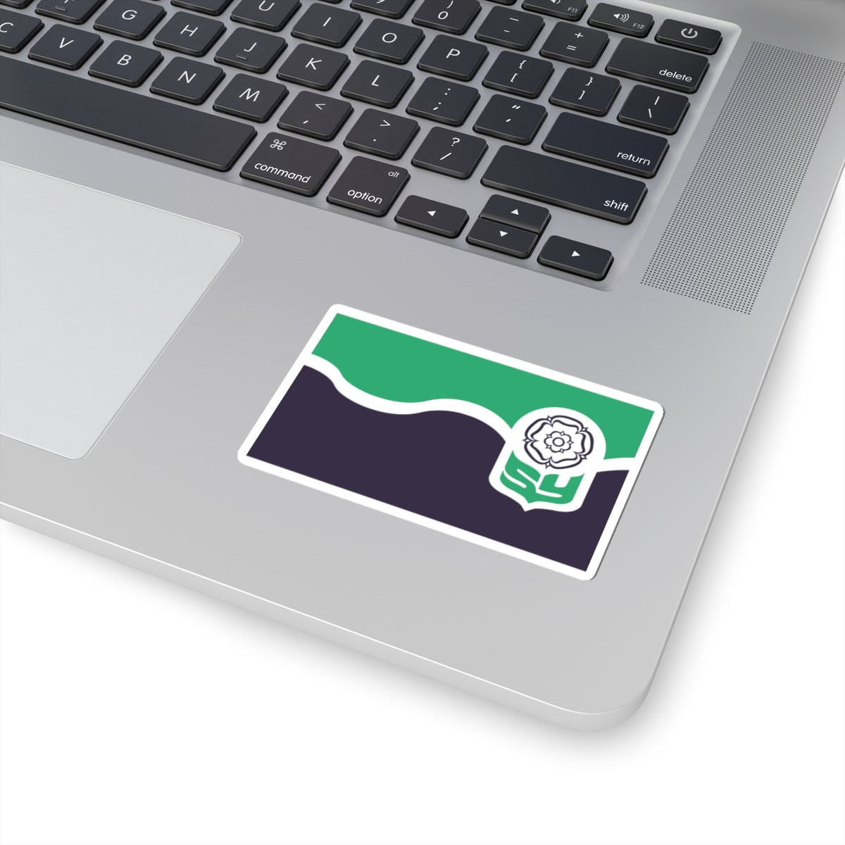 Unofficial County Flag of South Yorkshire (England) STICKER Vinyl Kiss-Cut Decal