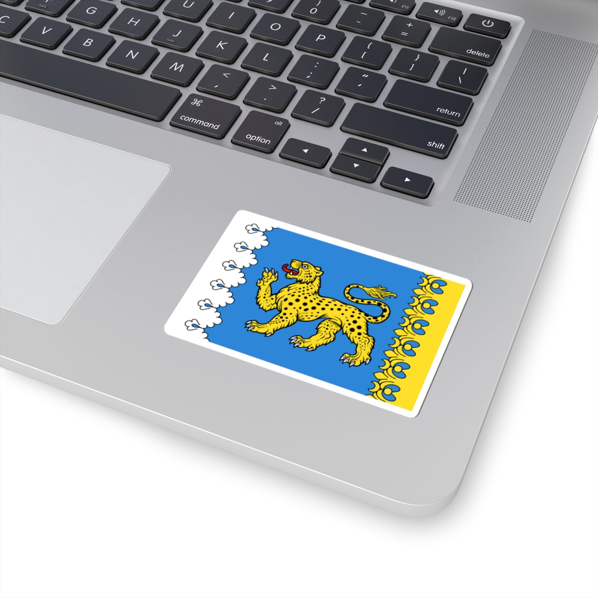 Proposed flag of Pskov Oblast (Russia) STICKER Vinyl Kiss-Cut Decal