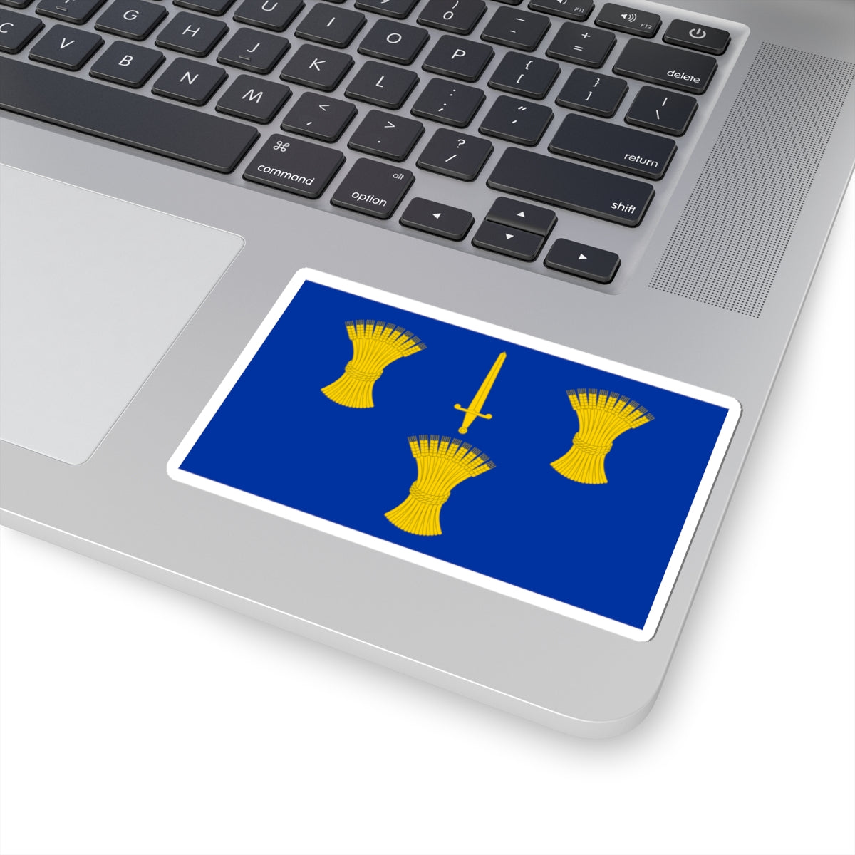 Flag of Cheshire (England) STICKER Vinyl Kiss-Cut Decal