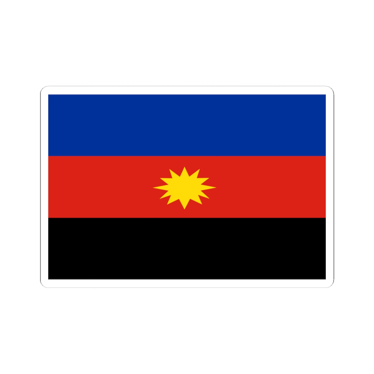 Flag of the Toubou Front for the Salvation of Libya (Libya) STICKER Vinyl Kiss-Cut Decal