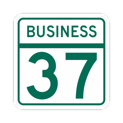 MD Route 37 Business (Maryland) (Road Sign) STICKER Vinyl Kiss-Cut Decal