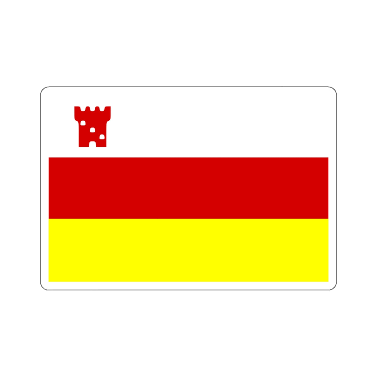 Flag of Santa Barbara, California - STICKER Vinyl Kiss-Cut Decal