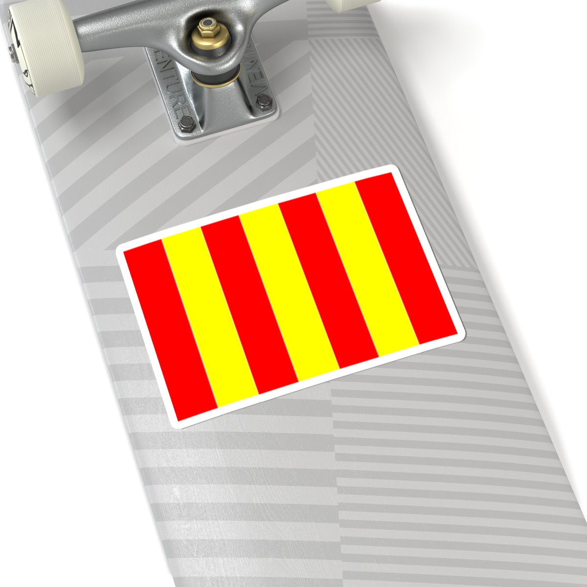 Flag of Forcalquier (France) STICKER Vinyl Kiss-Cut Decal