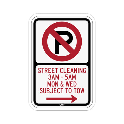 PBOT Road sign P1100L (Oregon) (Road Sign) STICKER Vinyl Kiss-Cut Decal