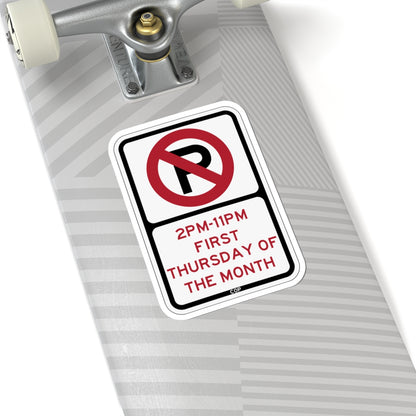 PBOT Road sign P1275 (Oregon) (Road Sign) STICKER Vinyl Kiss-Cut Decal