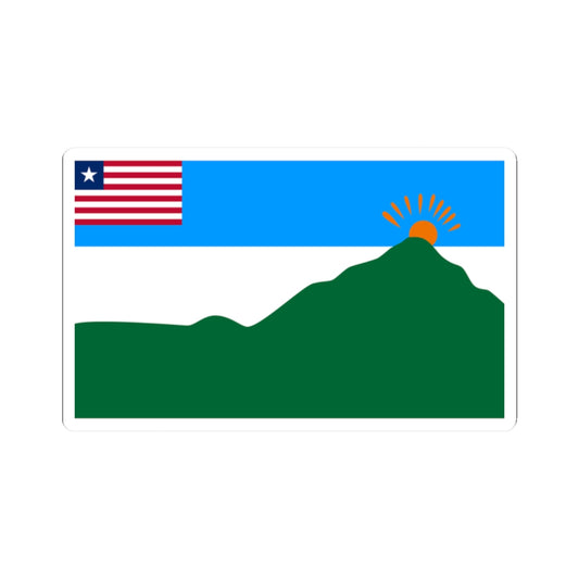Flag of Grand Gedeh County (Liberia) STICKER Vinyl Kiss-Cut Decal