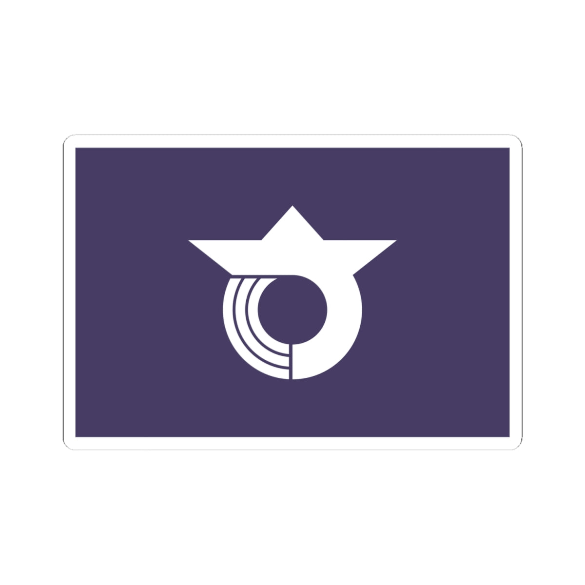 Flag of Sakawa Kochi (Japan) STICKER Vinyl Kiss-Cut Decal