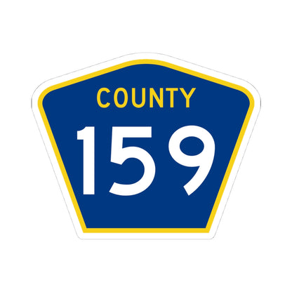County 159 MN (Minnesota) (Road Sign) STICKER Vinyl Kiss-Cut Decal