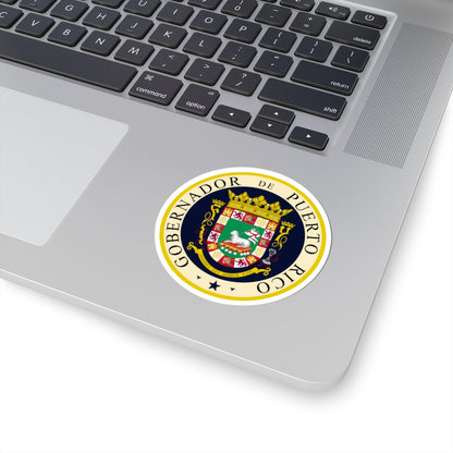 Seal of the Governor of Puerto Rico - STICKER Vinyl Kiss-Cut Decal