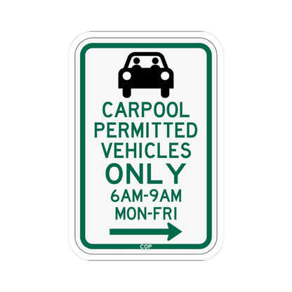 PBOT Road sign P4451R (Oregon) (Road Sign) STICKER Vinyl Kiss-Cut Decal