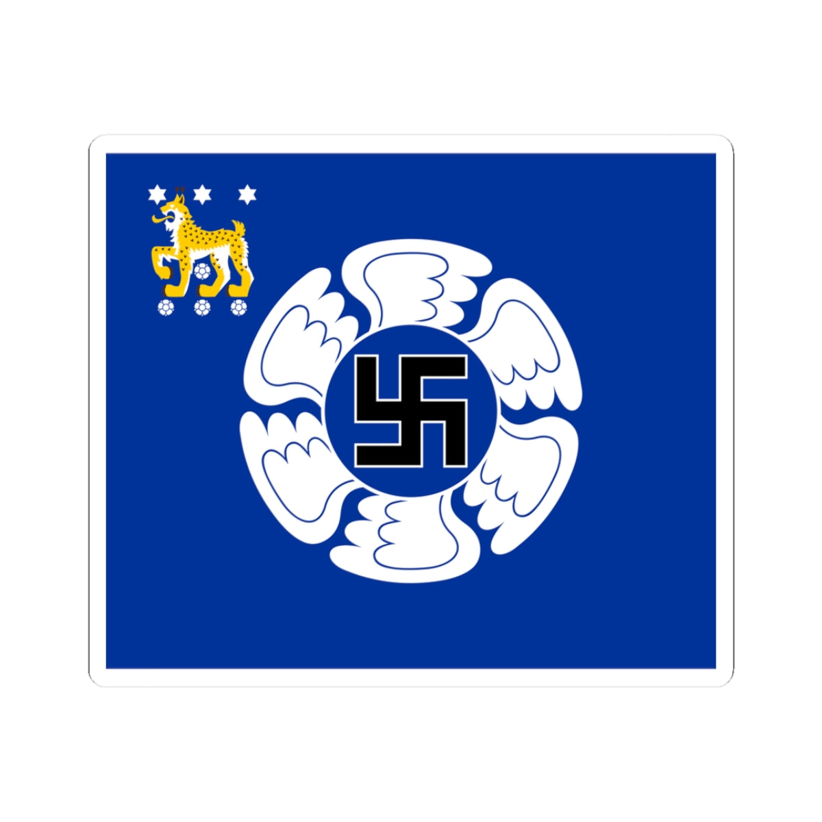 Hämeen Lennoston lippu (Finland) STICKER Vinyl Kiss-Cut Decal