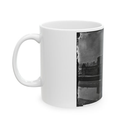 Richmond, Va. Ruins Of State Arsenal From The Canal (U.S. Civil War) White Coffee Mug