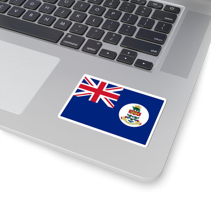 Flag of the Cayman Islands pre-1999 3-2 (United Kingdom) STICKER Vinyl Kiss-Cut Decal