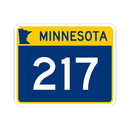 MN-217 wide (Minnesota) (Road Sign) STICKER Vinyl Kiss-Cut Decal