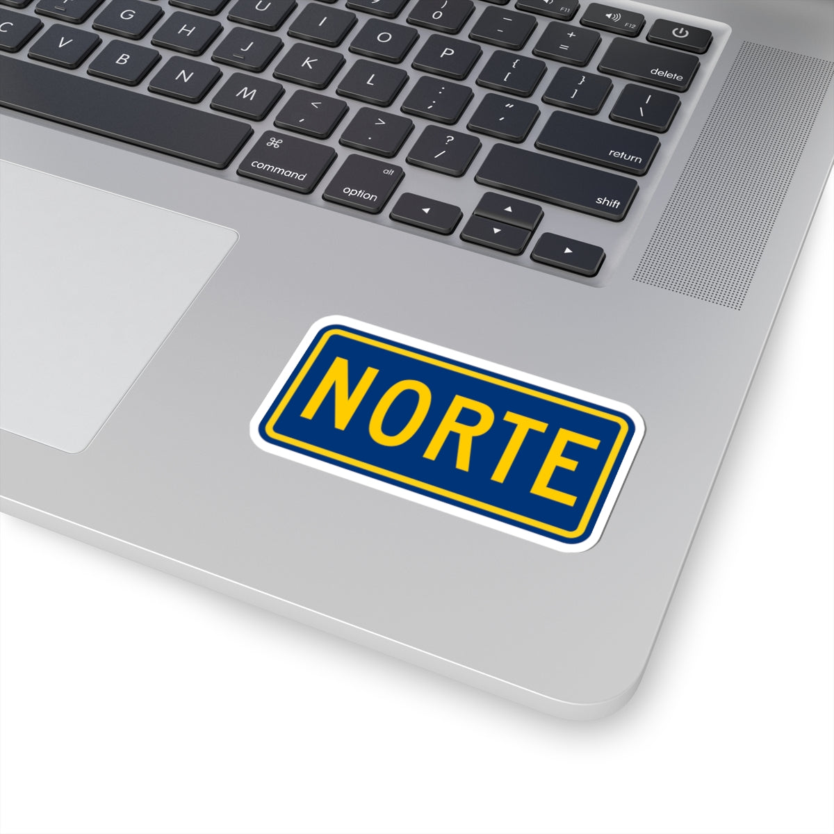 North plate county es (Puerto Rico) (Road Sign) STICKER Vinyl Kiss-Cut Decal