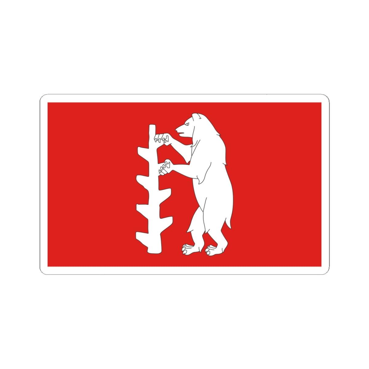 Flag of Warwickshire (England) STICKER Vinyl Kiss-Cut Decal