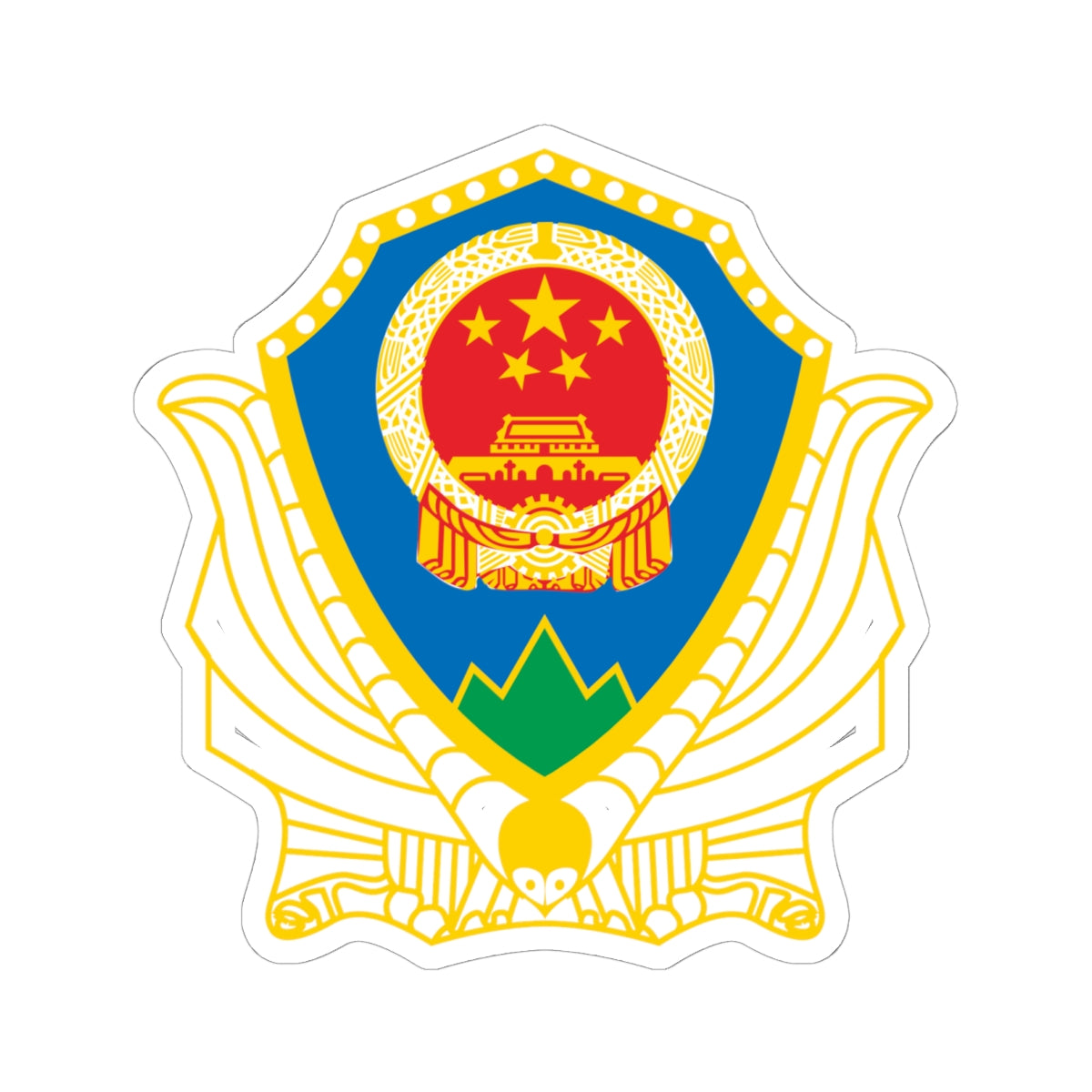 State Forestry Administration of P.R.China badge (China) (Coat of Arms) STICKER Vinyl Kiss-Cut Decal
