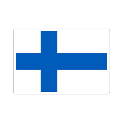 Flag of Finland 1918-1920 3-2 (Finland) STICKER Vinyl Kiss-Cut Decal