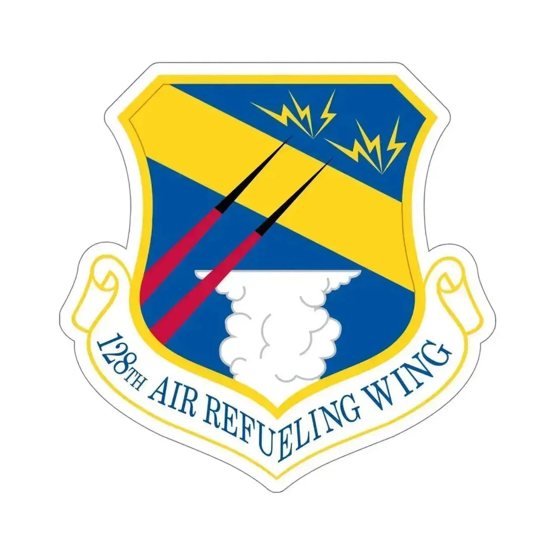 128th Air Refueling Wing (U.S. Air Force) STICKER Vinyl Die-Cut Decal ...
