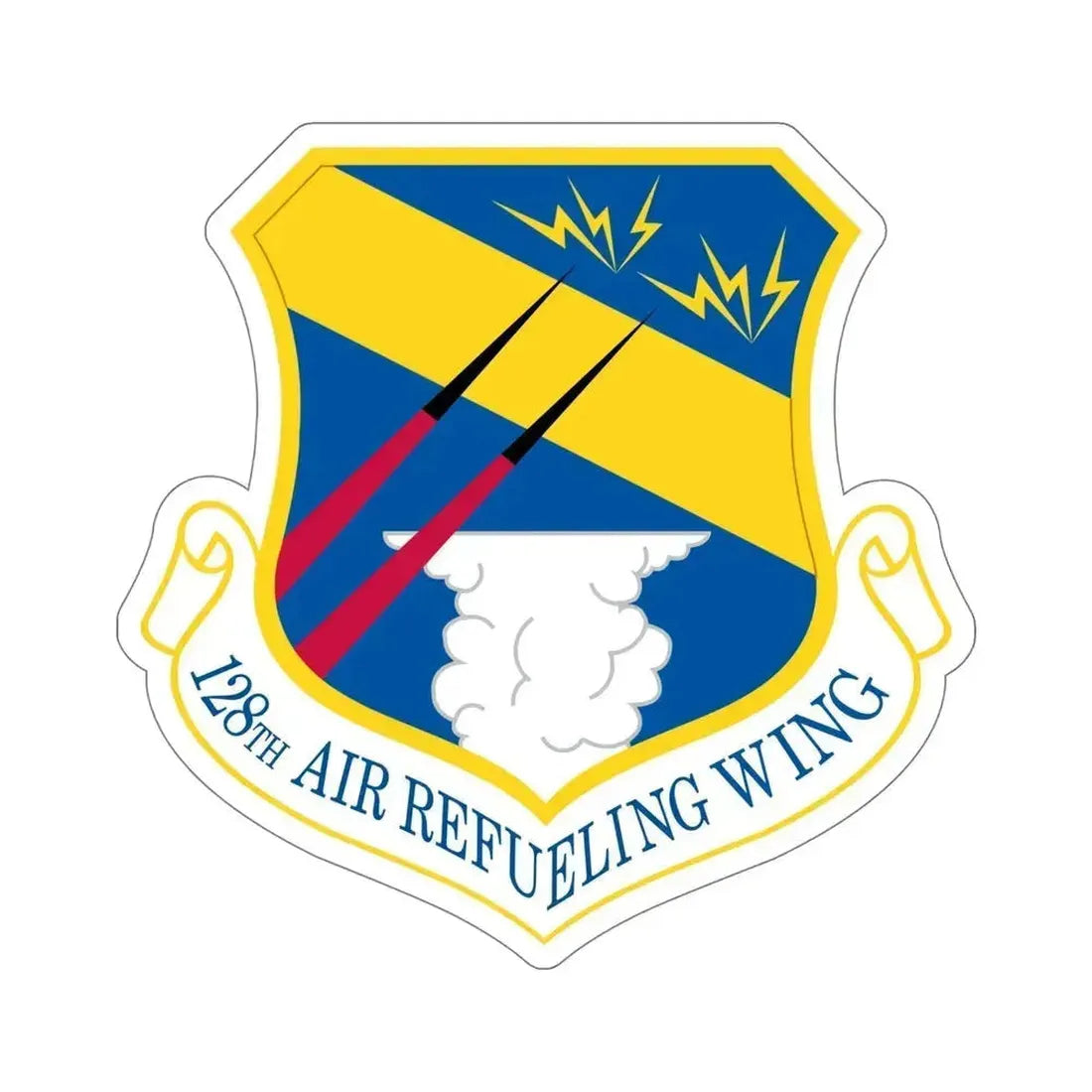 128th Air Refueling Wing (U.S. Air Force) STICKER Vinyl Die-Cut Decal 6 Inch - The Sticker Space